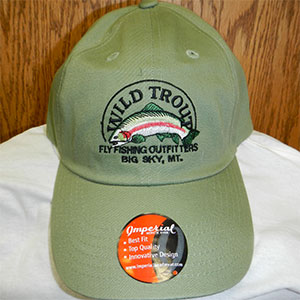W.T.O. Ball Cap - Light Army Green - Wild Trout Outfitters