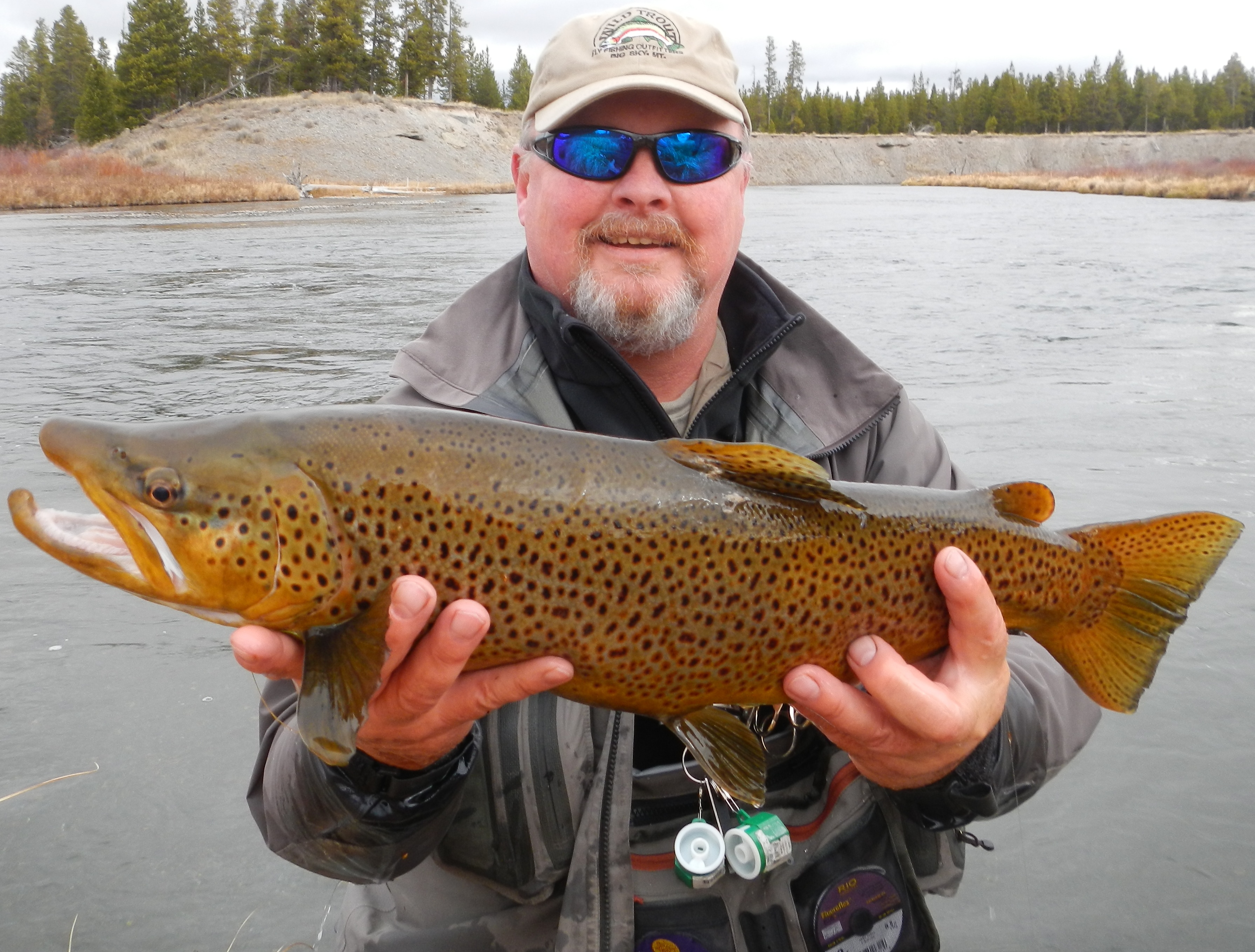 Wild Trout Outfitter Fishing The Madison River 10-30-2015. What a