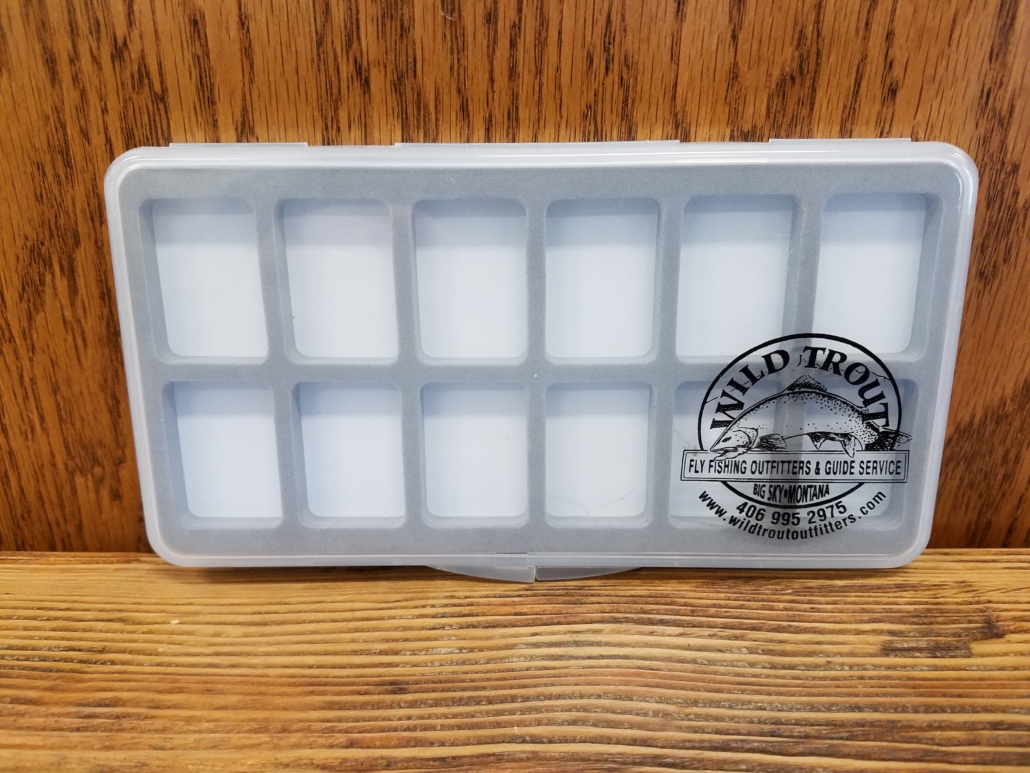 W T O ultra-thin 12 compartment magnetic fly box - Wild Trout